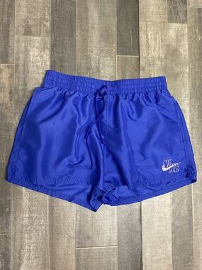 NIKE Dri-Fit  Athletic Lined Running Shorts Women's Sz Medium Cobalt Blue